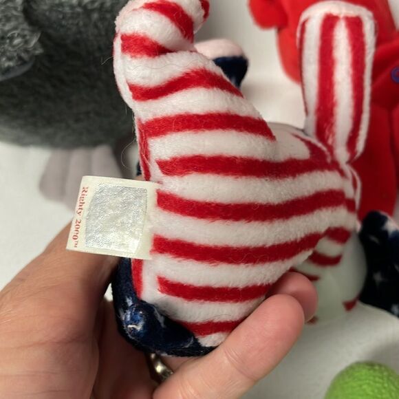 Plush Lot Stuffed Animals Owl Poop Frog Bear Bunny Elephant - Picture 13 of 14